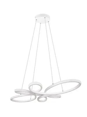 Závěsné světlo Fly LED, matná bílá, 4 000 K, 83 cm x 45 cm Super Cena