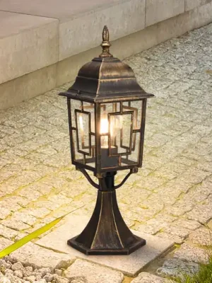 Podstavec Volturno, barva rezavá, výška 47 cm, hliník Sezónní Sleva