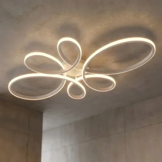 Stropní svítidlo Fly LED, matná bílá, 4 000 K, 83 cm x 45 cm Expresní Doručení