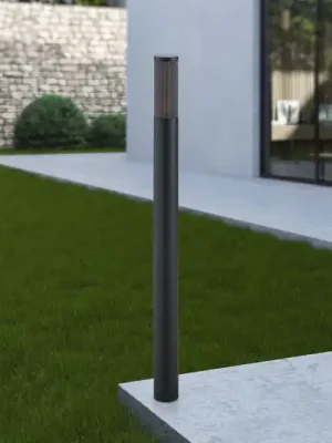 Dokud Zásoby Vydrží Světlo na cestu Salle, výška 110 cm, černá, hliník