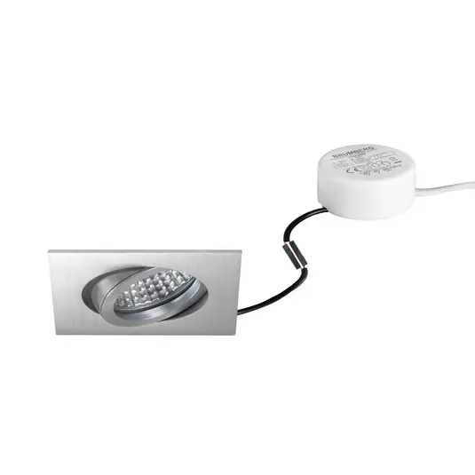 BRUMBERG LED vestavné bodové svítidlo Tirrel-S, RC, kulatý ovladač, matný Zlevněný