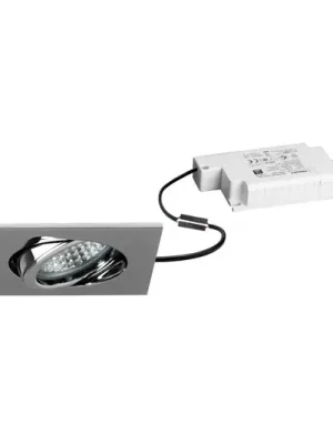 BRUMBERG LED vestavné bodové svítidlo Tirrel-S, RC stmívatelné, chrom Speciální Cena