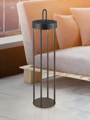 Rychlé Dodání JUST LIGHT. LED dobíjecí stolní lampa Anselm černá 50 cm žehlička