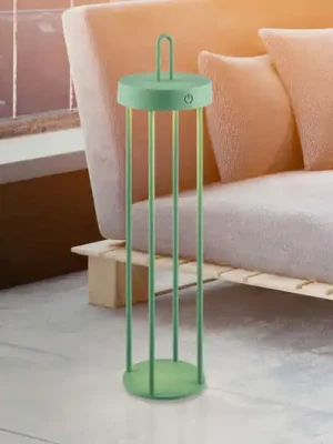 Nejprodávanější JUST LIGHT. Anselm LED dobíjecí stolní lampa, zelená, 50 cm, železo