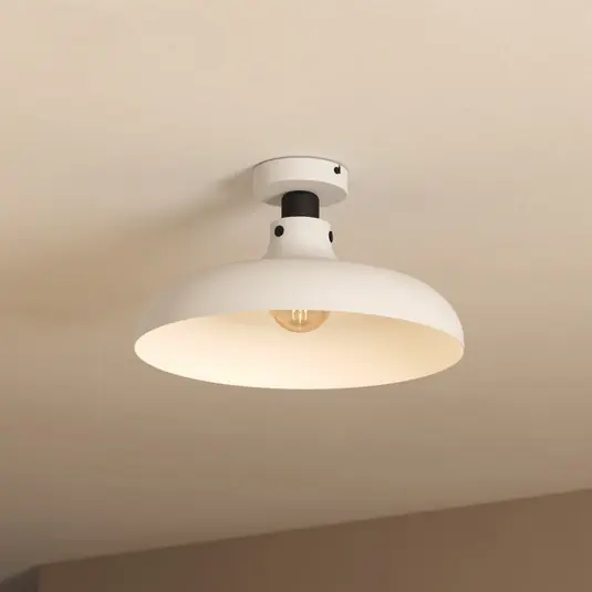 Stropní svítidlo Matlock, Ø 38 cm, šedá/černá Speciální Cena