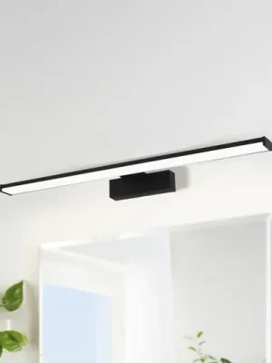 Cenově Výhodný LED nástěnné svítidlo Pandella 1, délka 60 cm, černá barva, hliník