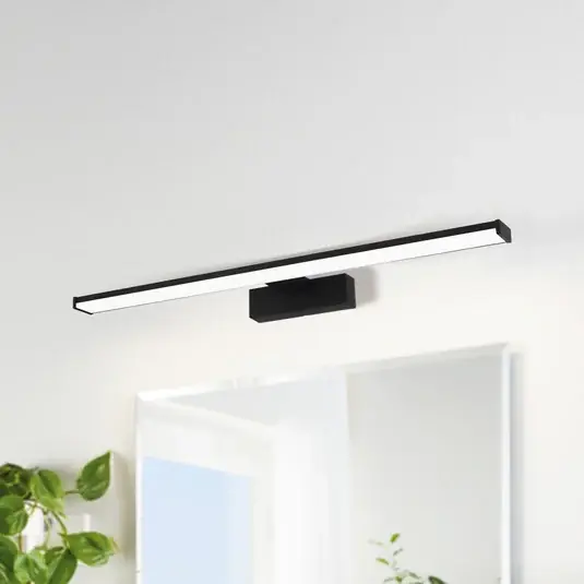 Cenově Výhodný LED nástěnné svítidlo Pandella 1, délka 60 cm, černá barva, hliník