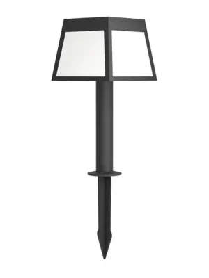 Solární LED podstavec Altilia, výška 56 cm, černý, senzor Vysoce Kvalitní