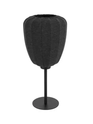 Autentický Stolní lampa Barlaston, výška 39 cm, černá/šedá, kov/látka