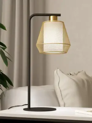 Objednat Nyní Stolní lampa Ciudadela, výška 50 cm, černá/mosaz, ocel