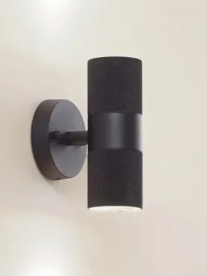 Značkový Venkovní nástěnné svítidlo Lindby Jovane, černé, hliník, dvoupalebné