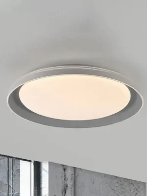 JUST LIGHT. Stropní svítidlo Sati LED, plast, šedá barva Pouze Dnes