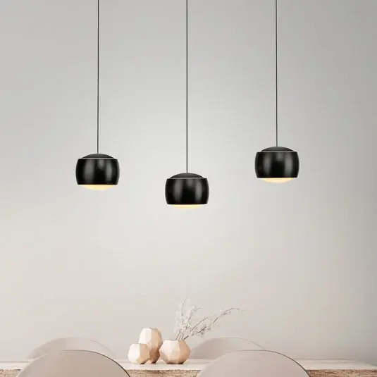 Akční Cena JUST LIGHT. LED závěsné světlo Ballini, černé, 3-bodové, Switchmo