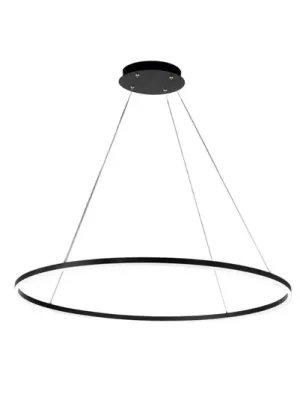 Ověřený Závěsné svítidlo Giotto LED, Ø 100 cm, 1 světlo, černé