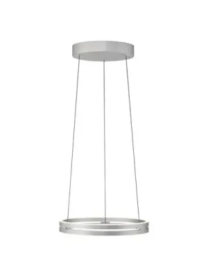 Jen Po Omezenou Doba Závěsné světlo LED PURE E-Loop, kamenné, Ø 50 cm, hliník, CCT