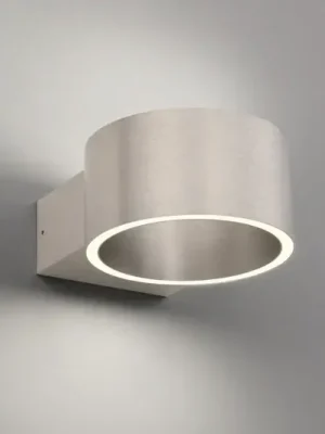 PURE LED nástěnné svítidlo Clipse, hliník, hliník, Ø 15 cm Kup Teď
