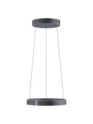 Ihned K Objednání Závěsné světlo LED PURE E-Clipse, mystic grey, Ø 50 cm, CCT