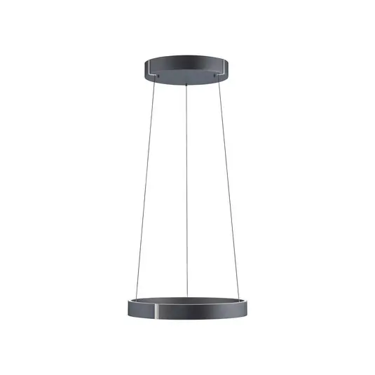 Ihned K Objednání Závěsné světlo LED PURE E-Clipse, mystic grey, Ø 50 cm, CCT
