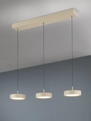 Závěsné svítidlo Teide LED, khaki, kov, výškově nastavitelné Top Prodej