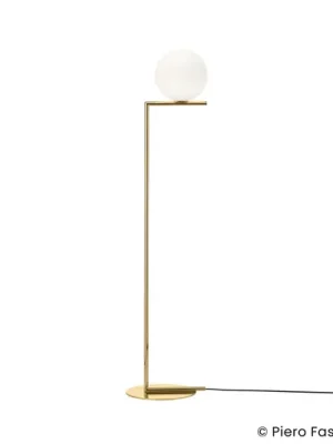 Stojací lampa FLOS IC F1 10th Anniversary, pozlacená, stmívatelná Přímo Od Výrobce