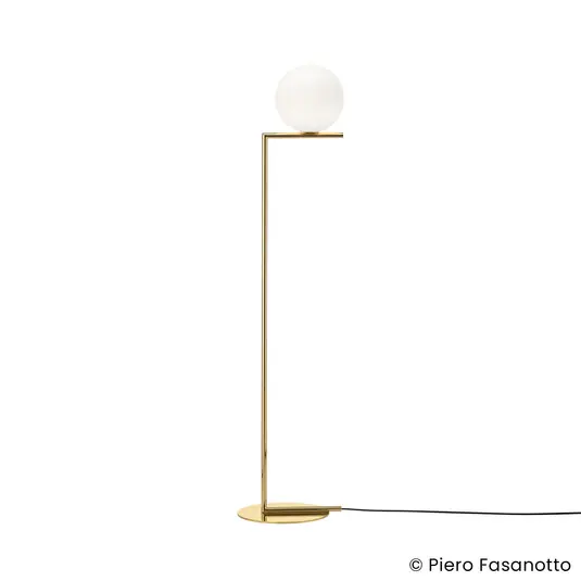 Stojací lampa FLOS IC F1 10th Anniversary, pozlacená, stmívatelná Přímo Od Výrobce