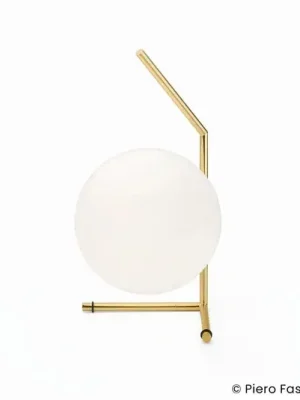 Nejlepší Cena Stolní lampa FLOS IC T1 Low 10th Anniversary, pozlacená, stm.