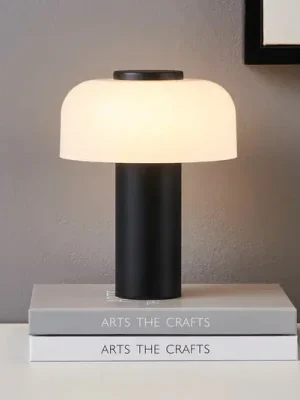 Cenově Výhodný LED dobíjecí stolní lampa Ponente, Ø 16 cm, černá/bílá, CCT