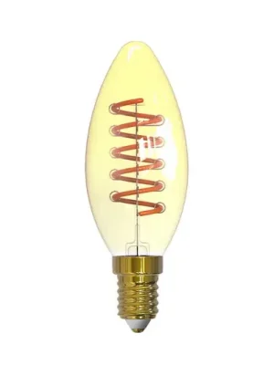 Akce LED žárovka tvar svíčky Arcchio, E14, 4,9 W, jantarová, 1800 K