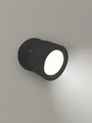 Newgarden LED dobíjecí nástěnná lampa Roll 8, černá, otočná Časově Omezené