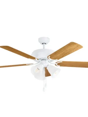 Sezónní Sleva Stropní ventilátor Las Palmas, 3 x E27, kabelový vypínač, bílý