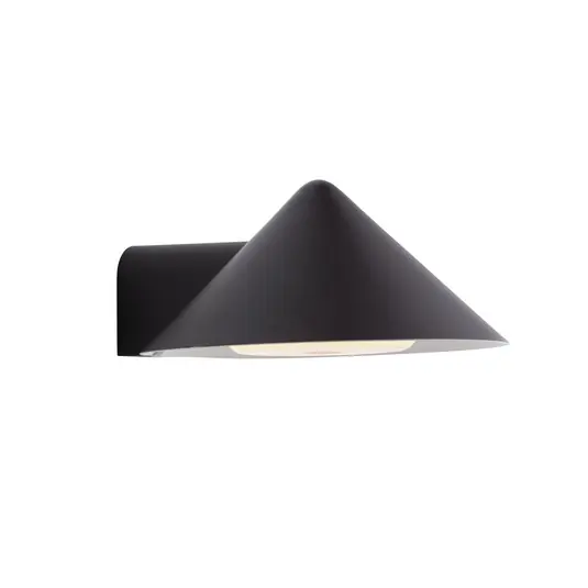 Cenově Výhodný FRANDSEN LED akumulátorové nástěnné světlo Grasp, černá, 15 cm