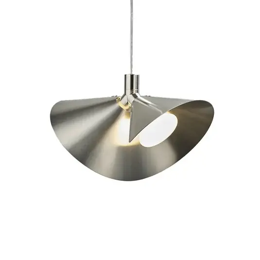 Závěsné svítidlo FRANDSEN Peel, ocelová barva, šířka 39 cm Expresní Doručení