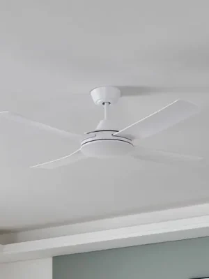 Stropní ventilátor Bondi 1, matná bílá, dálkové ovládání Oblíbený