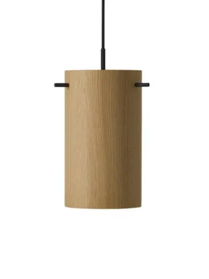 FRANDSEN závěsné světlo FM 1954, dub, Ø 16 cm, dřevo Autentický