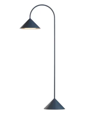 Expresní Doručení FRANDSEN LED stojací lampa Grasp, petrol, 72 cm, kov
