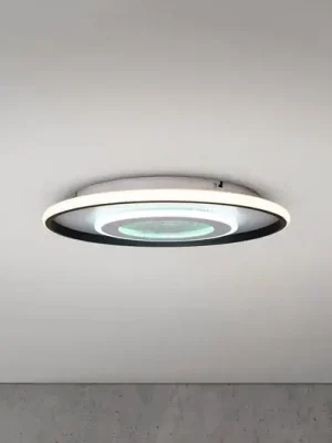 Nízká Cena Stropní svítidlo Livana LED, bílá/černá, Ø 50 cm, CCT, stmívatelné