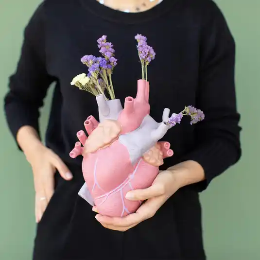 Autentický Váza SELETTI Love in Bloom, barevná, výška 25 cm, porcelán