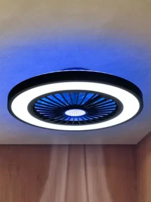 LED stropní ventilátor se světlem Arioso, tichý, Ø 54 cm, CCT Nová Kolekce