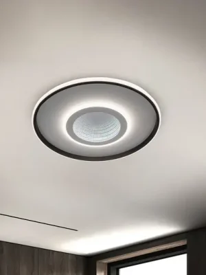 Objednat Nyní LED stropní svítidlo Redona, bílá/černá, Ø 50 cm, CCT, 3D