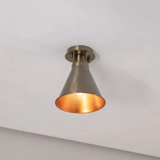 Akční Nabídka Stropní světlo Berceste N-679, antická měď, kov, Ø 20 cm
