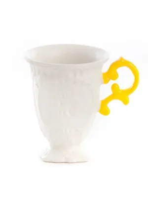 Expresní Doručení SELETTI hrnek I-Wares, bílý / žlutý, 300 ml, porcelán