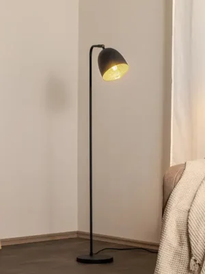 Stojací lampa Tattoo 4090, černá, kov, výška 120 cm Originální