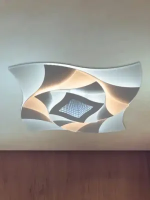 LED stropní svítidlo Liora, bílé, kov, délka 46 cm, CCT, 3D Rychlé Dodání