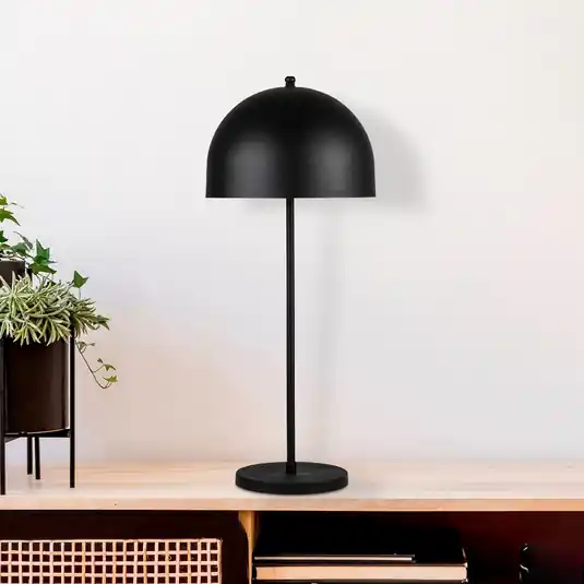 Akce Stolní lampa Can NT-135, černá, kov, výška 58 cm