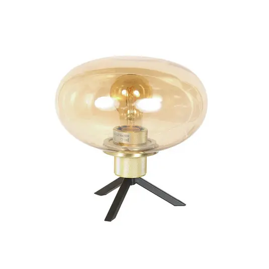 Aktuální Stolní lampa Reflexion, Ø 22 cm, mosazná barva, sklo