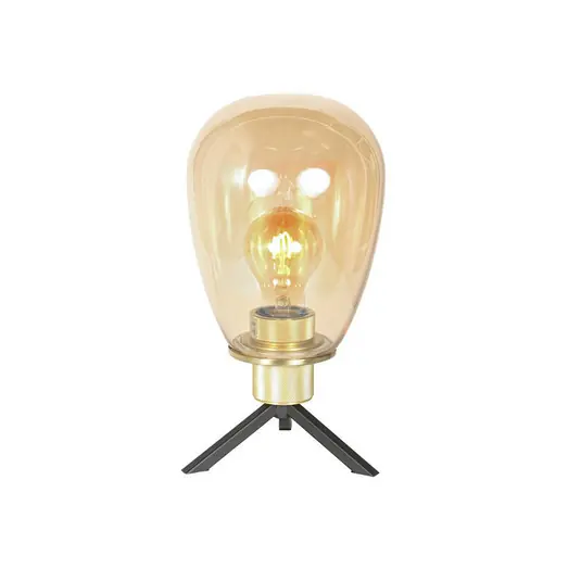Akční Nabídka Stolní lampa Reflexion, Ø 15 cm, výška 28 cm, sklo, mosazná barva