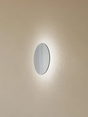 Nejlepší Cena LED zrcadlo Ring S, Ø 19 cm, sklo, teplá bílá