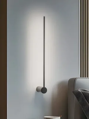 Odeslání Ihned LED nástěnné světlo Arm M, výška 65 cm, černé, kov