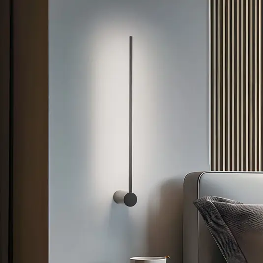Odeslání Ihned LED nástěnné světlo Arm M, výška 65 cm, černé, kov