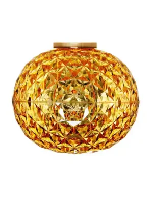 Nízká Cena Kartell LED stropní svítidlo Planet, jantarová barva, Ø 31 cm